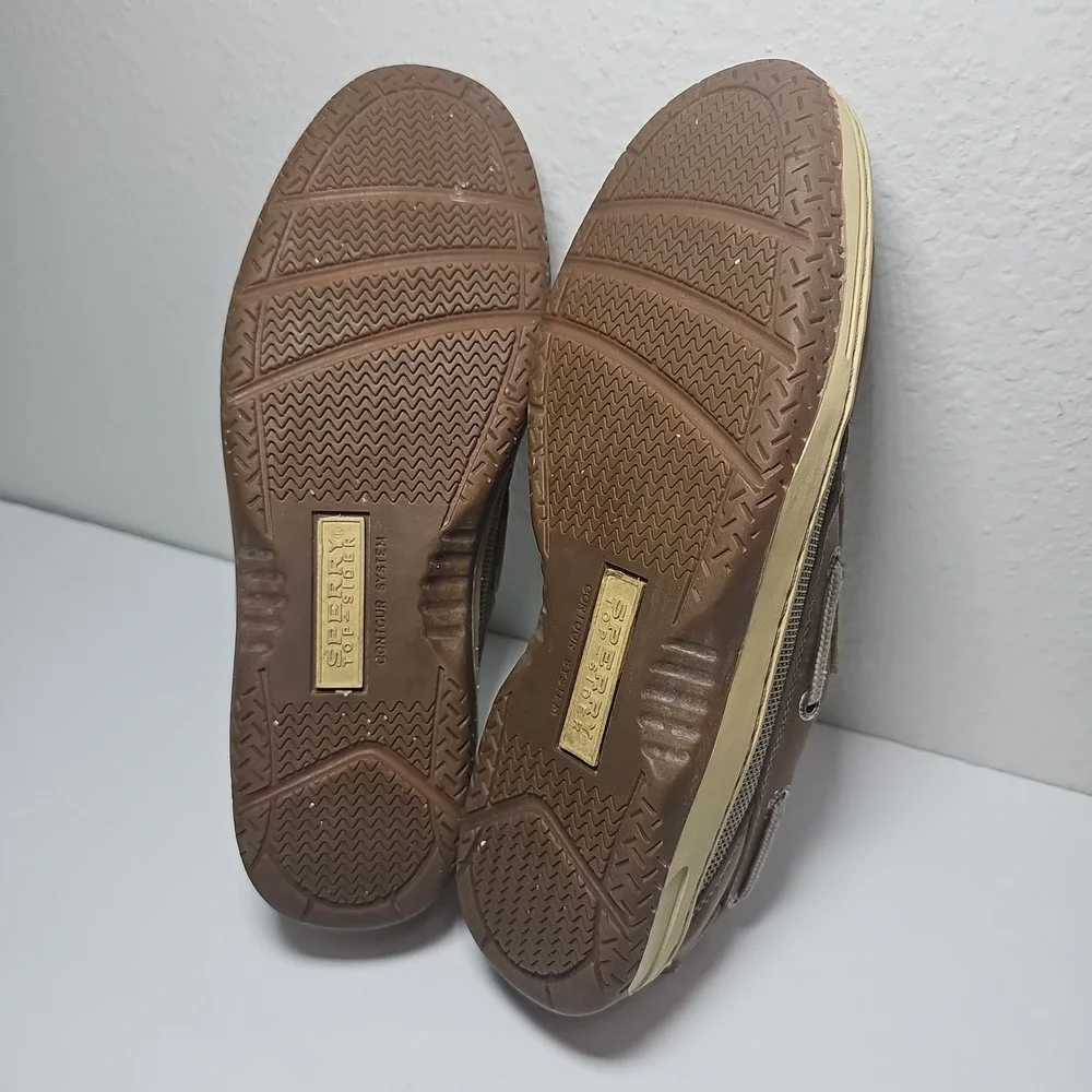 Sperry Top-Sider Billfish Boat Shoes 3-Eye Tan Beige 0799023 Men's Size US 9